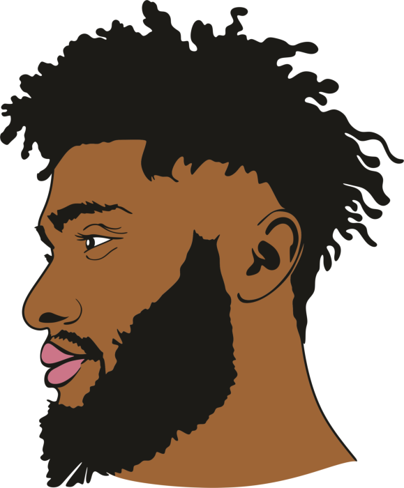 Free Download Vectors, Afroman 3 Flat Line Svg Vector