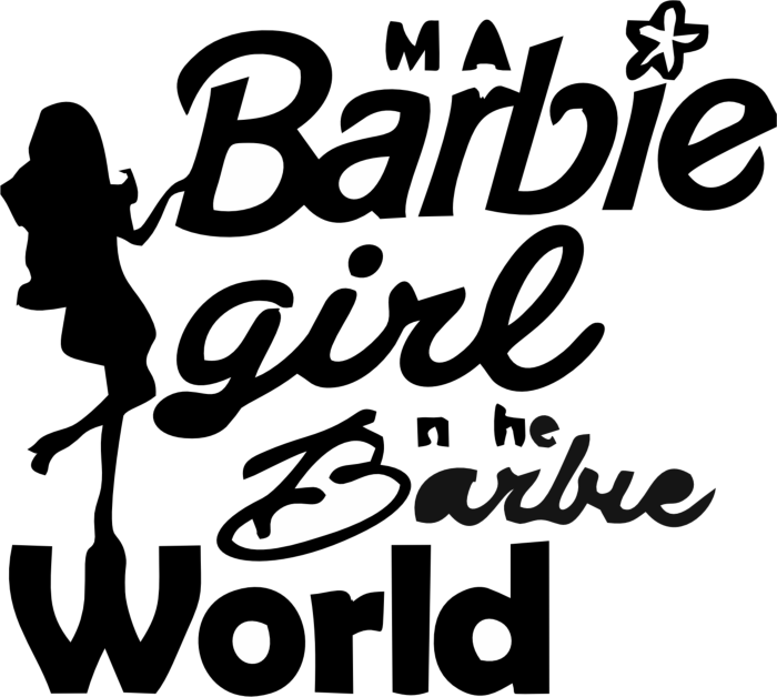 Free Download Vectors, Barbie 62 Silhouette Cutting Svg Files