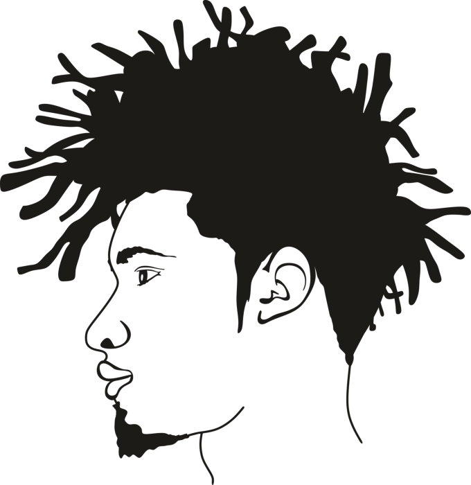 Free Download Vectors, Beard Man 1 Monoline Svg Vector