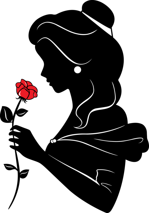 Free Download Vectors, Beauty Beast 15 Silhouette Cutting Svg Files
