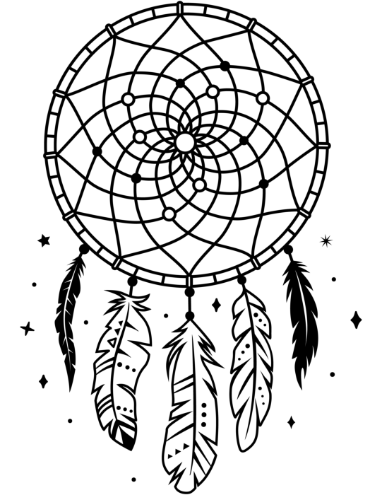Free Download Vectors, Dream Catchers 6 Engraving Svg Design