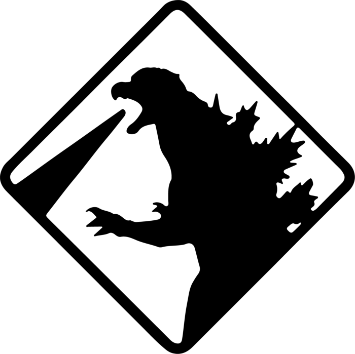 Free Download Vectors, Godzilla 10 Printable Line Art Svg