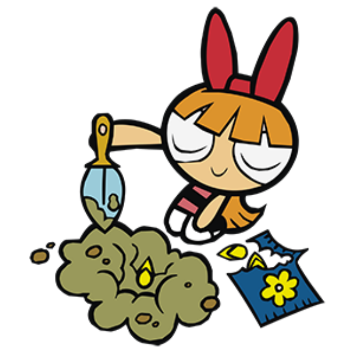 Free Download Vectors, Powerpuff Girls 12 Sketch Svg Vector