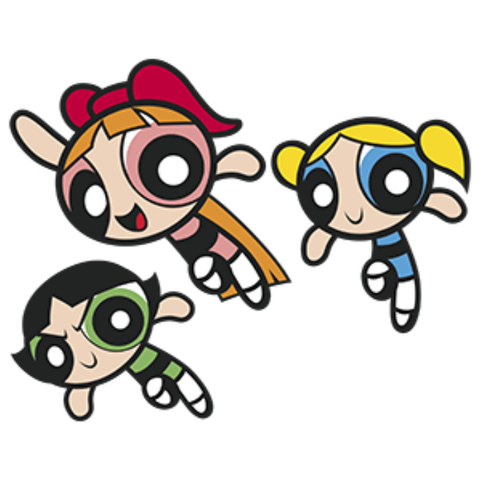 Free Download Vectors, Powerpuff Girls 3 Svg Vector Tracing Design