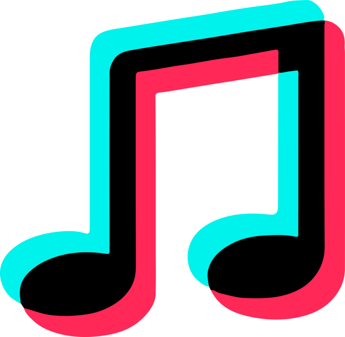 Free Download Vectors, Tiktok 16 Black And White Svg Vector