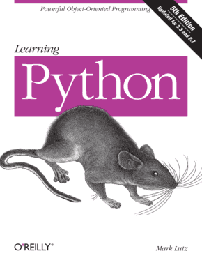 Learning Python 5th Edition Book