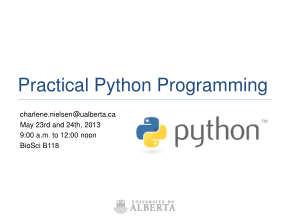 Practical Python Programming Book