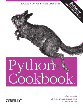 Python Cookbook 2nd Edition Book