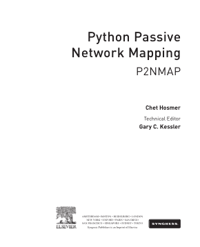 Python Passive Network Mapping P2NMAP Book