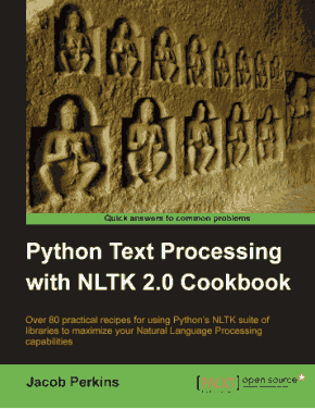 Python Text Processing with NLTK 2 0 CookBook