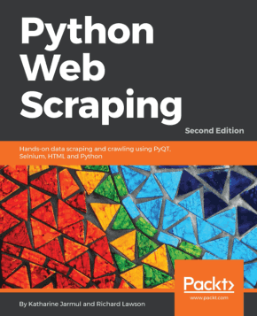 Python Web Scraping Second Edition Book