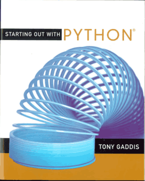 Starting Out with Python Starting Out with Book