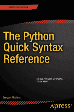 The Python Quick Syntax Reference Book