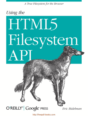 Using The HTML5 Filesystem API Book