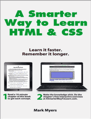 A Smarter Way to Learn HTML and CSS Book