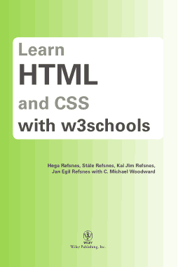 Learn HTML and CSS with w3schools Book