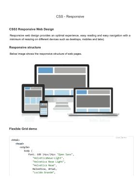 CSS Responsive with Examples Book