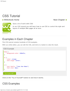 CSS Tutorial Book