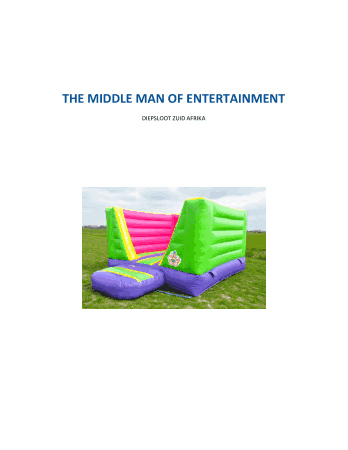 Entertainment Business Proposal Free Template