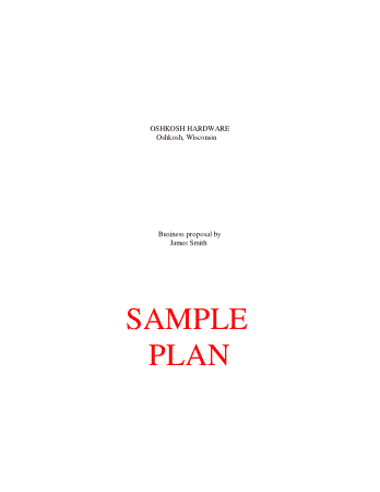 Sample Business Proposal Format Pdf Free Template 