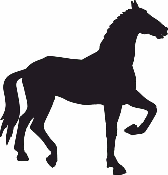 Free Download Vectors, Decal Horse Walks Silhouette Free Laser Cut Vector