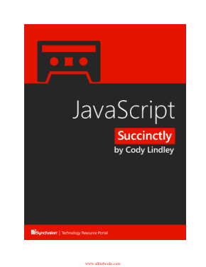 JavaScript Succinctly Book