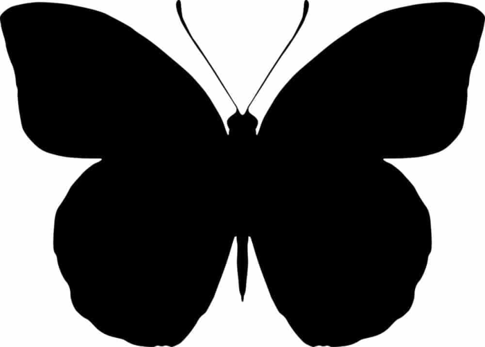 Free Download Vectors, Butterfly Silhouette Vector Art Free Laser Cut Vector