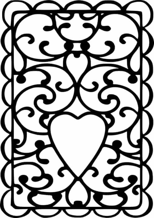 Free Download Vectors, Postcard-Cover Free Laser Cut Vector