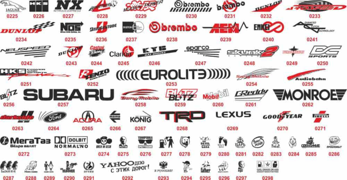 Free Download Vectors, Auto Logo Vector Stickers Free Laser Cut Vector