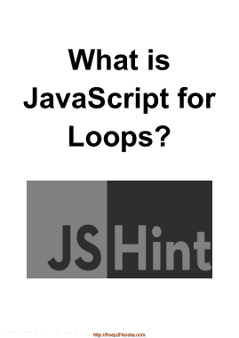 What Is JavaScript For Loops Notes Book