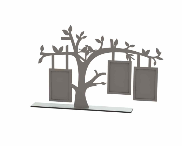 Free Download Vectors, Tree Frame Laser Cut Free Laser Cut Vector