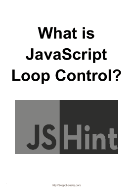 What Is JavaScript Loop Control Notes Book